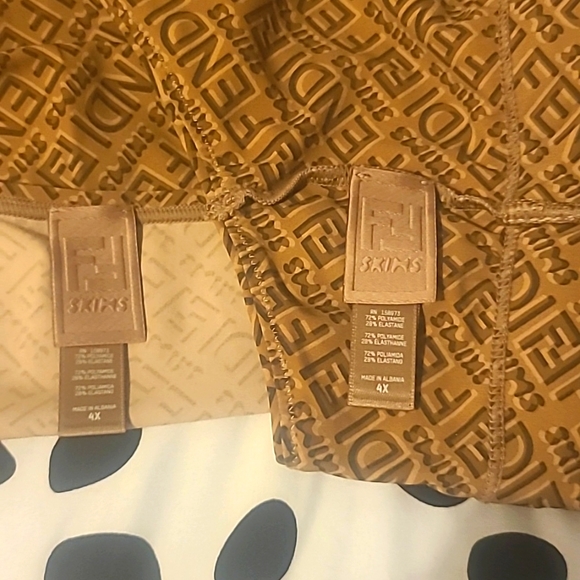 Fendi Skims bralette & panty set sz 4x NIB - Picture 4 of 5